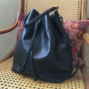 Madewell Lafayette drawstring bucket bag